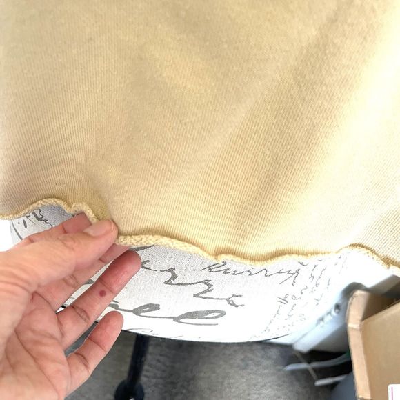 Forever 21 Sweatershirt Womens Size Medium Crop Cut Color Block Long Sleeve - Picture 4 of 13